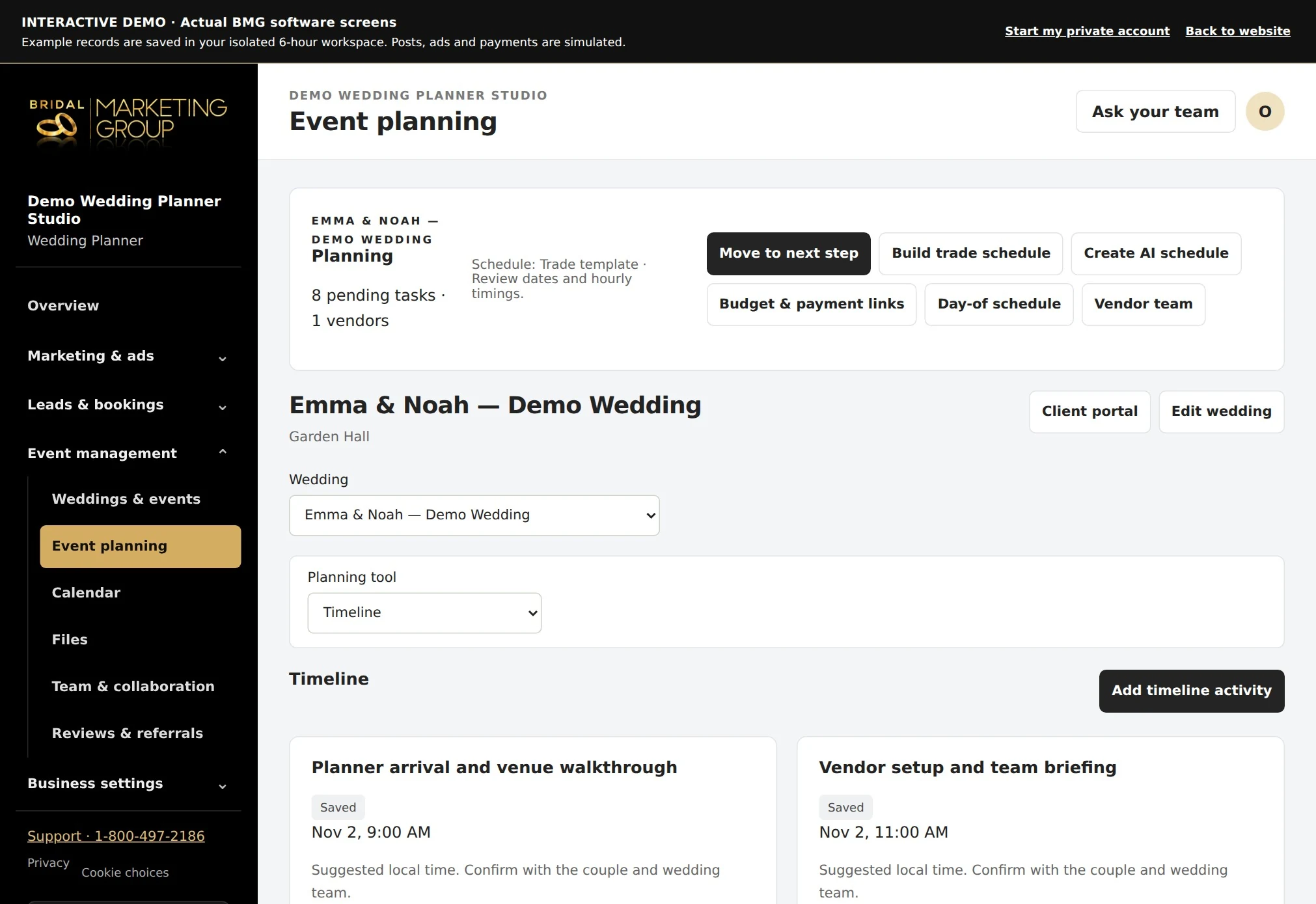 Actual WeWed.io reviews referrals tools